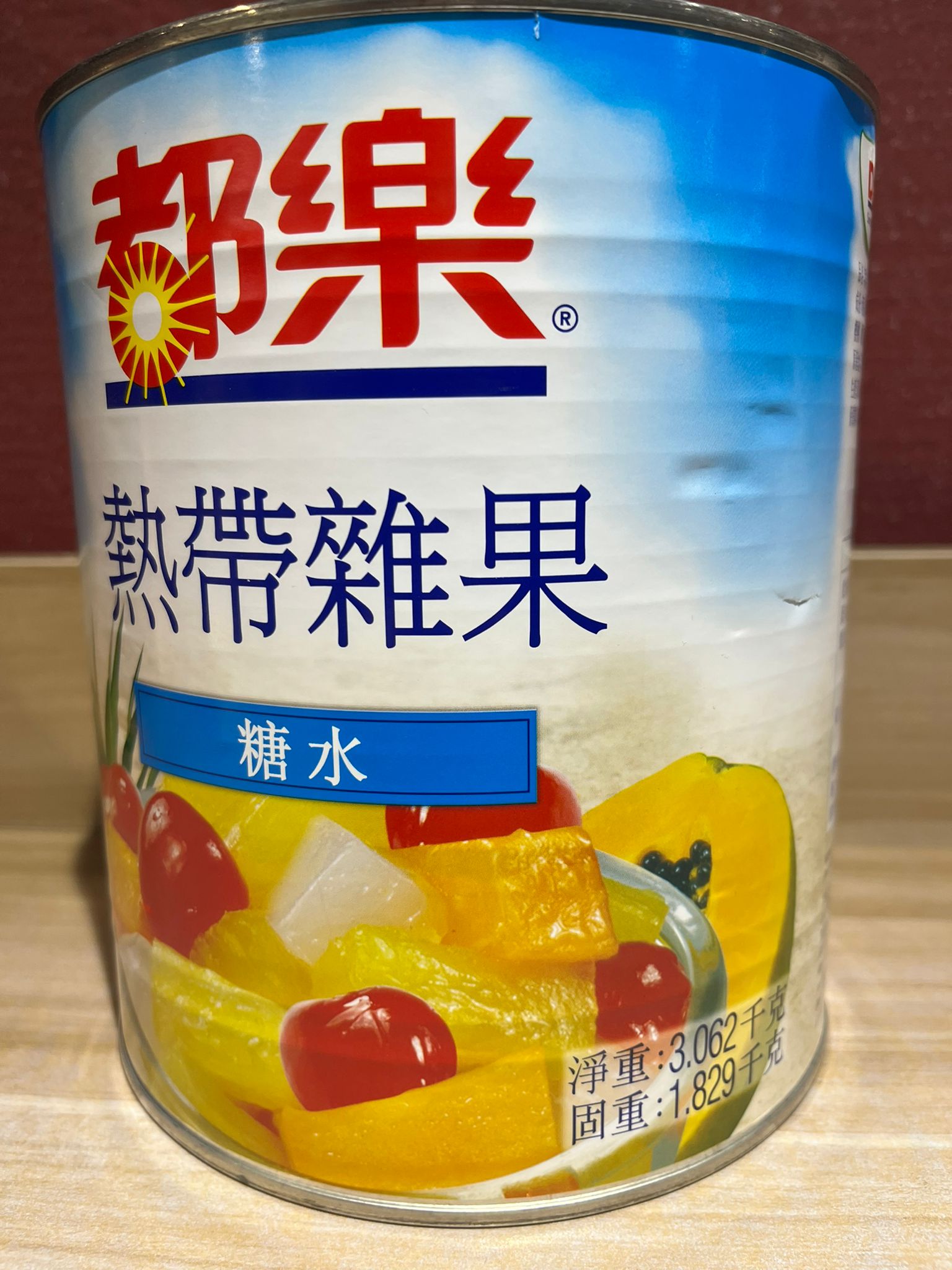 都樂熱帶什果(特大罐)