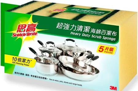 3M思高海棉百潔布 (5片裝)