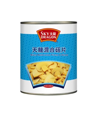 (天龍牌) 雜磨菇片 (藍)