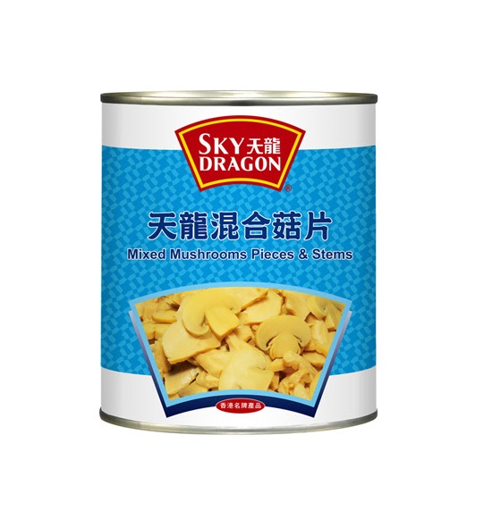 (天龍牌) 雜磨菇片 (特大) (藍)